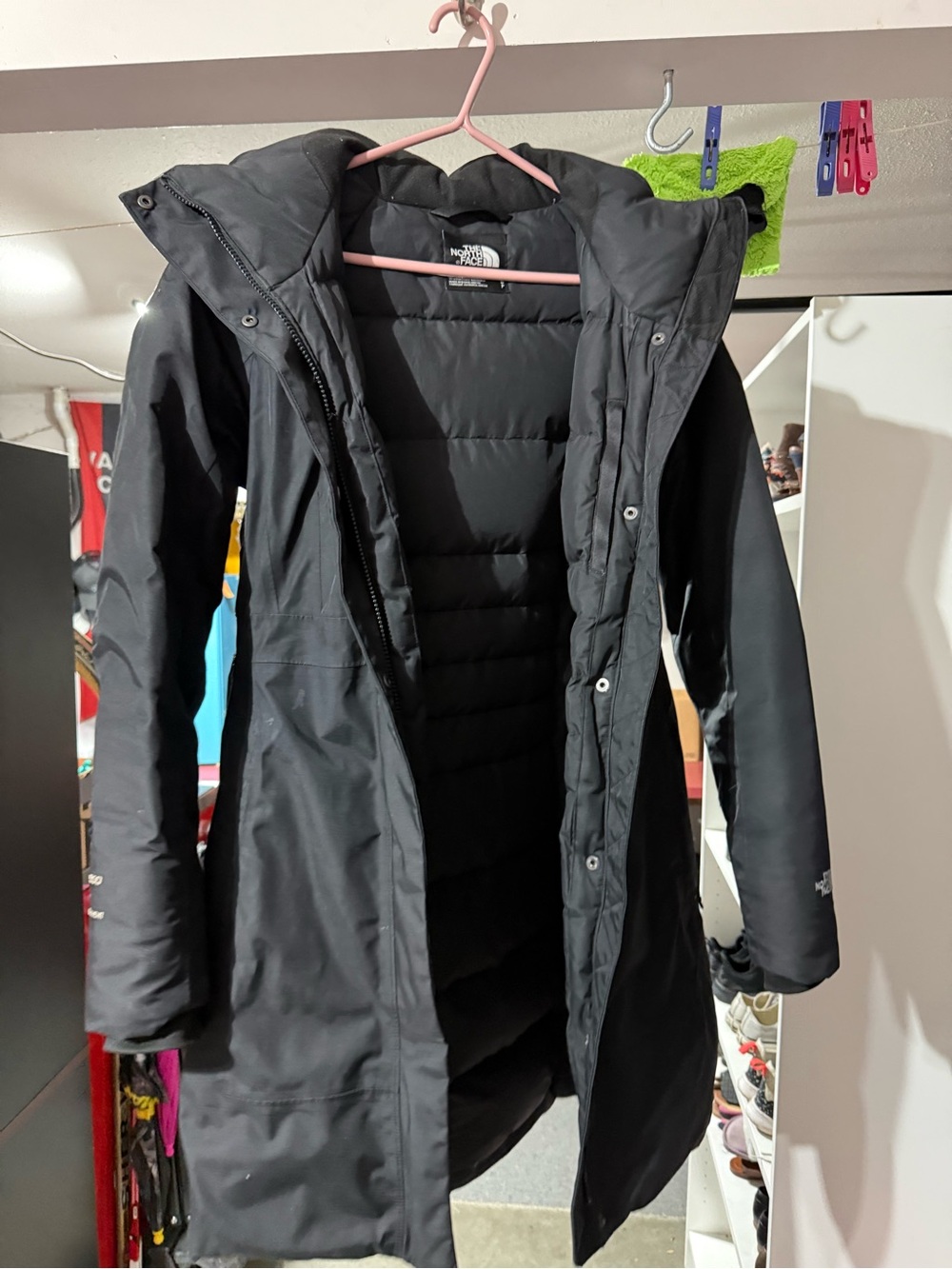 The North Face Women's Black Hooded Insulated Coat